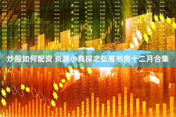 炒股如何配资 资源小真探之弘雅书房十二月合集